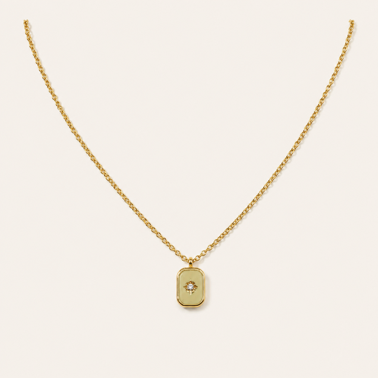 S Gold Necklace