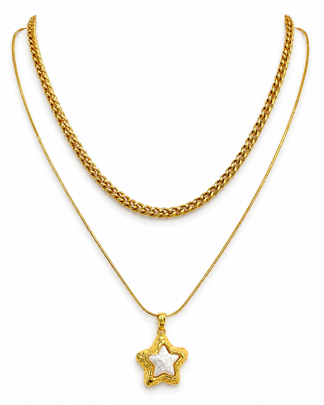 White Star Necklace