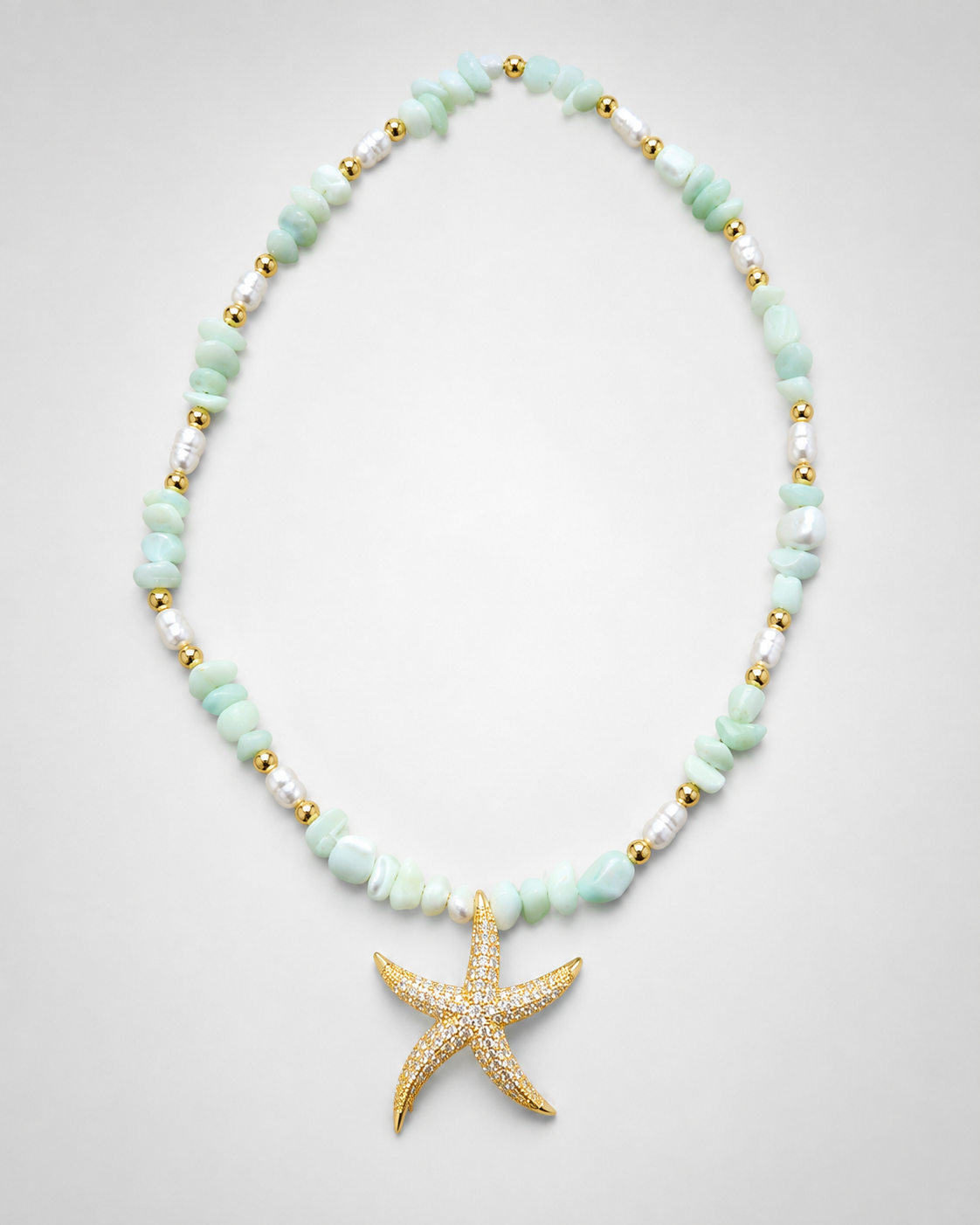 Gold Strass Necklace (2)