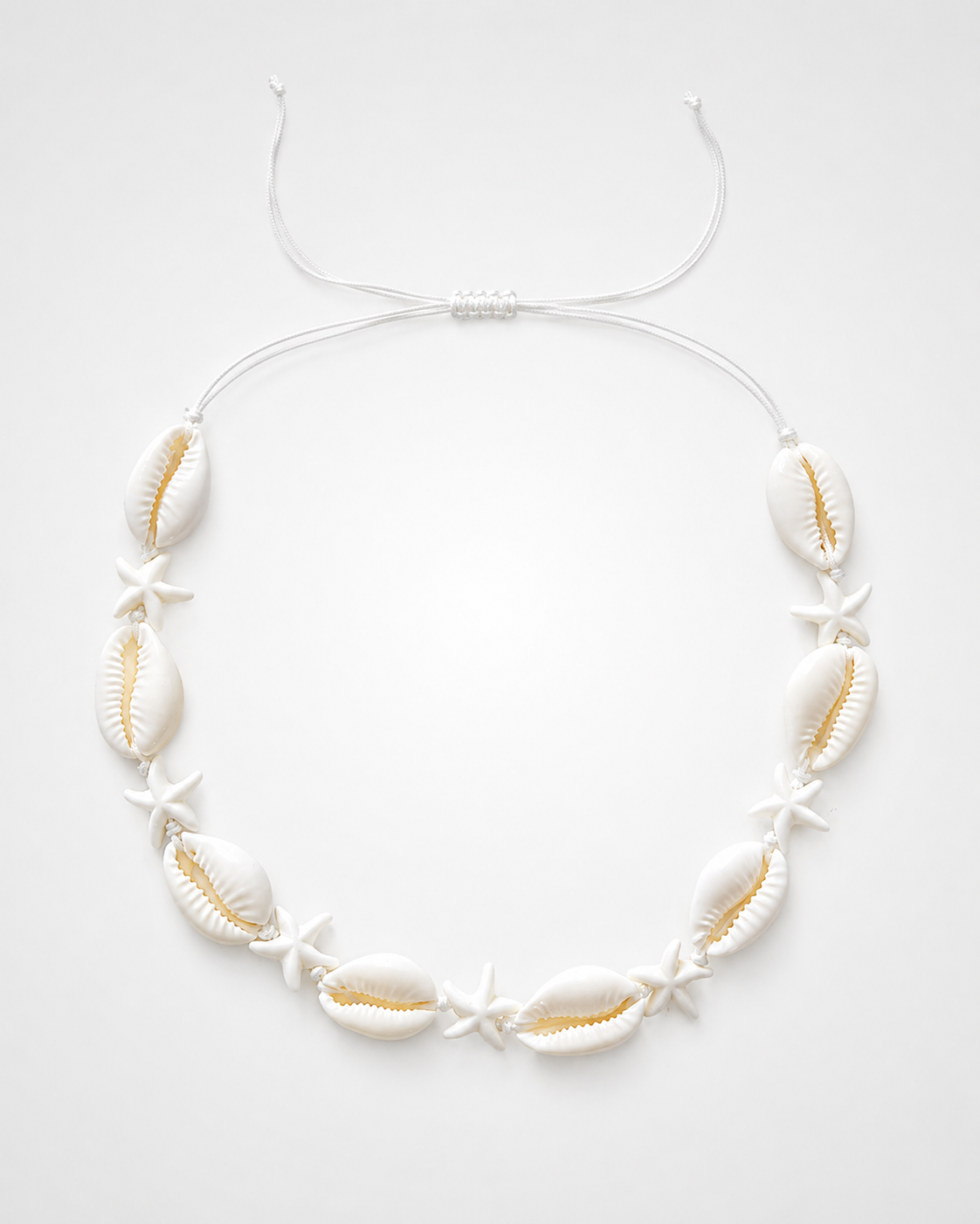 Summer White Seashell Necklace